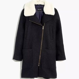 Madewell Eldridge Zip Coat in Insuluxe Fabric